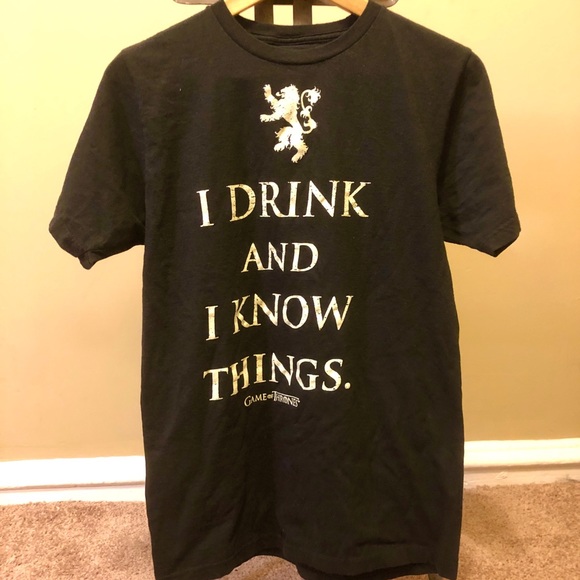 Target Other - 🌟HP🌟💐LIKE NEW GoT I Drink & I Know Things Tee🌸